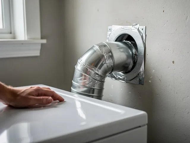 Tustin Dryer Vent Cleaning expert performing professional dryer vent repair and installation in Tustin