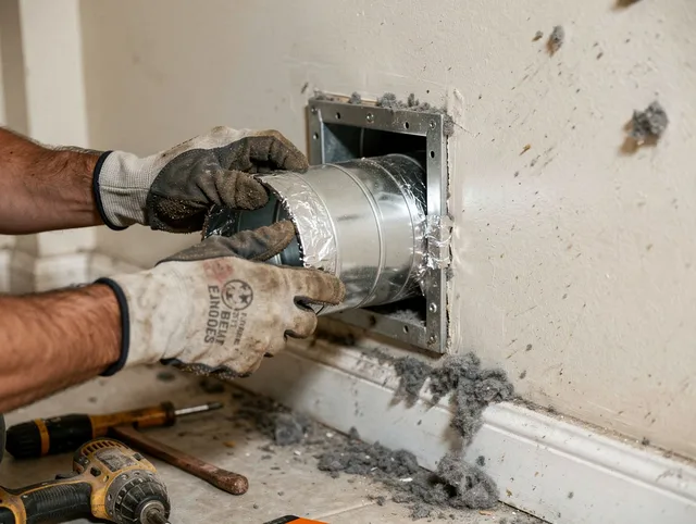 Professional dryer vent repair and installation by Tustin Dryer Vent Cleaning in Tustin