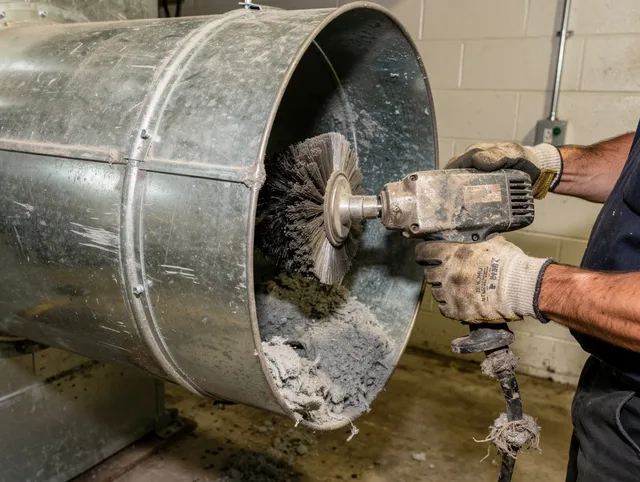 Industrial-grade dryer vent cleaning by Tustin Dryer Vent Cleaning in Tustin
