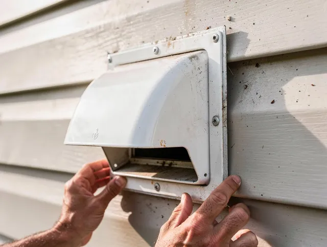 Tustin Dryer Vent Cleaning technician delivering thorough residential dryer vent cleaning service in Tustin